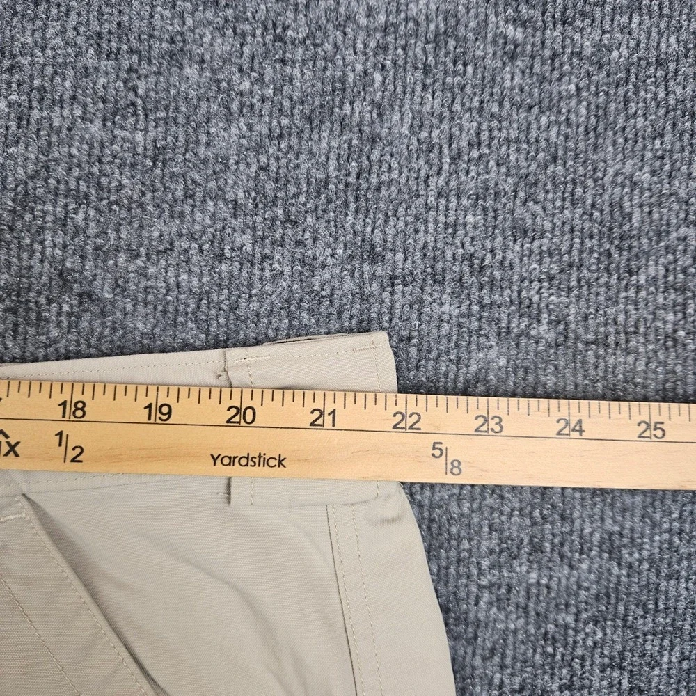 Duluth Trading Dry‎ On The Fly Cargo Shorts Men's 2XL Tan Khaki 11 Inseam READ